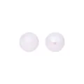 Bastelperlen 12mm Silikon Rundperlen in Hellrosa mit elegantem Perlglanz-Finish - 53# Perlmuttrosa