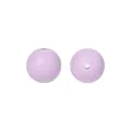 Zwei 19 mm hellviolette, BPA-freie Silikonperlen für DIY-Schmuck und Bastelprojekte - Fliederviolett