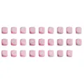 Perline in silicone rosa con lettere A-Z per gioielli fai-da-te e massaggiagengive - Lettera A / Rosa Con Lettere Bianche
