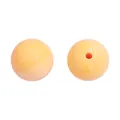 Perles en silicone alimentaire aspect marbre orange pour création de bijoux DIY - Marbré Orange Jaune Blanc (7#)