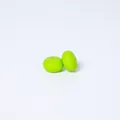 Neon green 14mm food-grade silicone abacus beads for DIY necklace jewelry making - Fluorescent Green