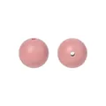 19mm BPA-freie Silikon-Rundperlen in Altrosa für DIY-Schmuckherstellung und Basteln - Morgenrose