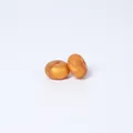Pearlescent orange gold 14mm abacus silicone spacer beads for DIY jewelry making - Luxury Gold