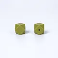 Perles hexagonales en silicone vert olive 17 mm pour attache-tétine et bijoux - 19# Vert Armée