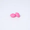 Perles lentilles en silicone rose vif de 12mm pour la création de bijoux DIY - 7# Rose Bébé