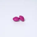Rosarote 12 mm Silikon-Linsenperlen für die DIY-Halsketten-Schmuckherstellung - Magenta