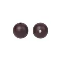 Dunkelbraune 15mm Silikonperlen für DIY-Schmuck und Perlenstifte Zubehör - 22# Kaffee