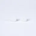 Perle hexagonale blanche en silicone de 14mm pour création de bijoux de dentition - 31# Blanc Translucide
