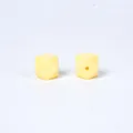 Perles en silicone hexagonales jaune clair 17 mm pour chaînes de tétines et bijoux - 32# Beige