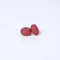Dark red 14mm food-grade silicone abacus beads for DIY necklace jewelry making - Dark Coffee