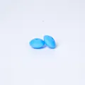 Himmelblaue 12mm Silikon-Linsenperlen für DIY-Halsketten und Schmuckherstellung - Chinablau