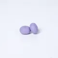 Light purple 14mm abacus-shaped silicone beads for DIY jewelry and necklaces - Light Grey Purple