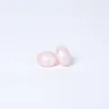 Abacus shaped 14mm pink iridescent silicone beads with pearlescent finish for DIY jewelry - Pearlescent Pink