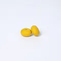 Mustard yellow abacus-shaped silicone bead for DIY necklace and jewelry making - Mustard Yellow