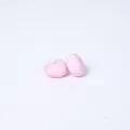 Pink 14mm abacus-shaped silicone spacer beads for DIY jewelry and necklaces - White Jade Purple