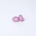 Light purple 14mm abacus-shaped silicone beads with pearlescent finish for DIY jewelry - Metallic Purple