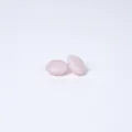 Flache runde 12mm hellrosa Silikon-Linsenperlen für DIY-Schmuck Halskettenbau - Perlmutt-Rosa