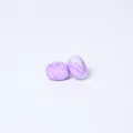 14mm food-grade silicone abacus beads with purple and white marble pattern for DIY crafts - Marble Purple