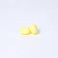 Light yellow 14mm food-grade silicone abacus beads for DIY necklace jewelry making - Cream Yellow