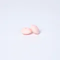 Flache ovale 12mm Silikon-Zwischenperlen in Hellrosa für DIY-Halsketten und Schmuck - Hellgelblichrosa