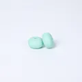 14mm mint green abacus silicone beads for DIY necklace jewelry making crafts - Mint Green