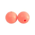 Pfirsichrosa matte 19mm Silikonperlen für DIY-Handwerk und Schmuckzubehör - 107# Rosa Orangerot