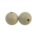 Vielseitige 15mm Khaki Silikon-Rundperlen für DIY-Schmuckherstellung und Bastelprojekte - 113# Graugrün