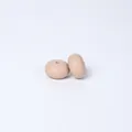 Flesh pink 14mm food grade silicone abacus beads for DIY necklace jewelry making - Oatmeal Porridge