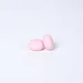 Pink abacus-shaped food-grade silicone beads for DIY handmade jewelry crafts - Rose Quartz