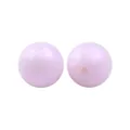 Runde 12mm Silikonperlen in Perlmutt-Rosa-Lila mit Löchern für DIY-Schnullerketten - 120# Fantasie Lila