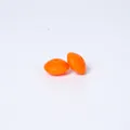 Orangefarbene flache Silikonperlen für DIY-Halsketten und Armband-Schmuckherstellung - 8# Orangerot