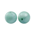 12mm hellgrüne Silikonperlen mit Marmortexstur für DIY Baby Schnullerketten - 121# Perlglanzgrün