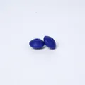 Dunkelblaue 12mm Silikonlinsenperlen für DIY-Schmuck und Halskettenbastelprojekte - 2# Marineblau