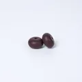 Deep brown 14mm abacus-shaped silicone beads for DIY jewelry and necklaces - 100pcs Pack / Coffee