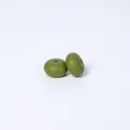 Olive green 14mm food grade silicone abacus beads for DIY necklace jewelry making - Green Olive Green