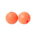 Perles en silicone de 12mm orange corail pour attache-tétine bébé fait main - 120# Rose Orange