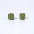 Perles hexagonales 17mm en silicone vert armée mat pour attache-tétines DIY bébé - 17mm / 137# Vert Olive