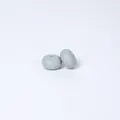DIY jewelry 14mm matte grayish blue abacus-shaped silicone spacer bead for necklaces - 43# Dark Green Grey