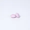 Hellviolette matte Silikonperlen in Linsenform für DIY Ketten und Schmuck - Flieder