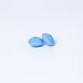 Hellblaue 12mm Silikonlinsenperlen für DIY-Halsketten und Beißring-Schmuckzubehör - Hellblau