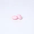 Rosa 12mm Silikonperlen in Linsenform für DIY Schmuck und Halsketten Basteln - Rosenquarz