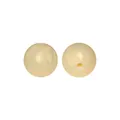 Bastelzubehör 15mm Perlglanz Silikonperle in Hellgelb für DIY Schlüsselanhänger - 142# Perlmuttgelb