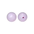 15mm runde lavendelfarbene Glitzer-Silikonperlen mit Mittelloch für DIY-Armbänder - 146# Perlmuttviolett