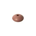 Braune Silikonlinsen 12mm flache runde Abstandsperlen für DIY Schmuckketten - 12mm / Kamelbraun