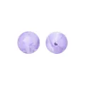 Perle ronde en silicone de 15 mm avec motif marbré violet pour création de bijoux - 68# Marbre Violet et Blanc