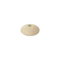 Einzelne 12mm beige Silikon-Linsenperle mit glatter matter Oberfläche für DIY-Schmuck - 12mm / Rauchgrau Gelb