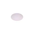 12mm milchweiße flache ovale Silikonperlen für die DIY-Halsketten-Herstellung - Phantomviolett