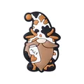 Cartoon cow hat gnome silicone bead accessory holding a milk bottle for DIY jewelry - Cow Gnome