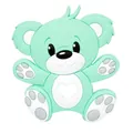 Massaggiagengive in silicone verde menta a forma di orso con dettaglio a cuore - Verde - Massaggiagengive Orso