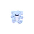 Light blue silicone koala baby teether bead for DIY pacifier chain making - Hug Bear / Blue